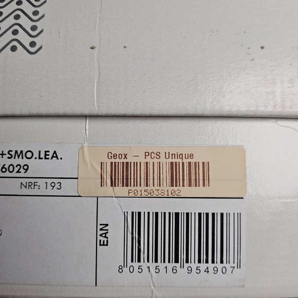 GEOX D Annya A Respira Brown Leather Booties Shooties Block Heel Womens 5 New - Picture 16 of 16